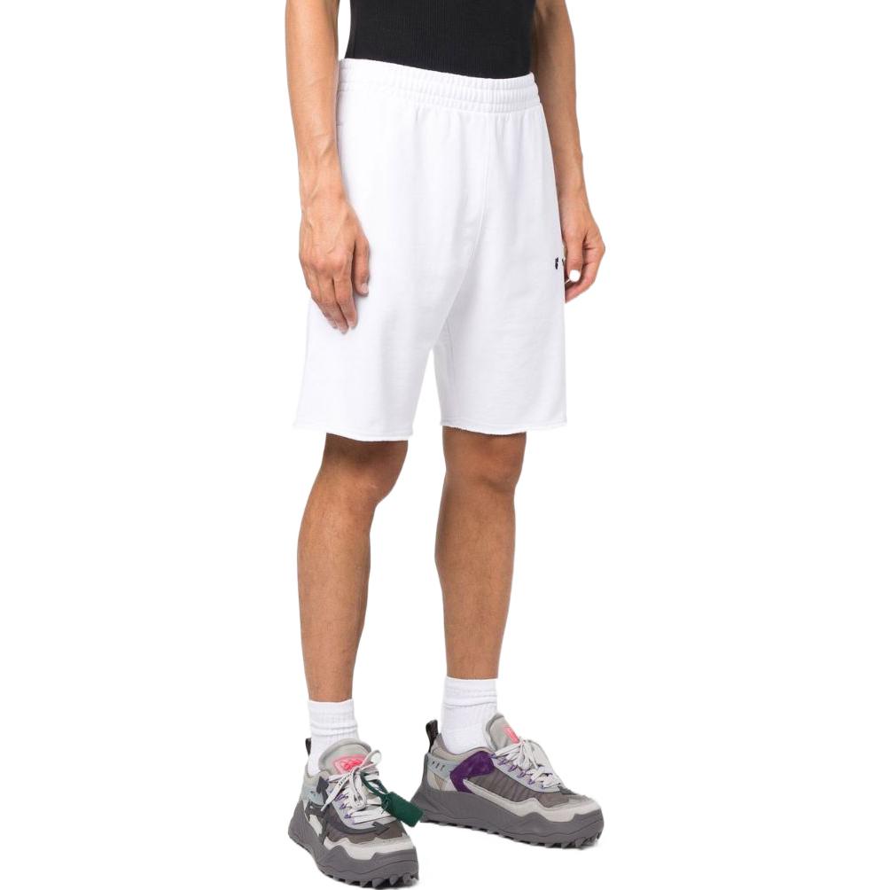 Men's Off-White FW22 Logo Casual Shorts Version White OMCI006C99FLE00801100110