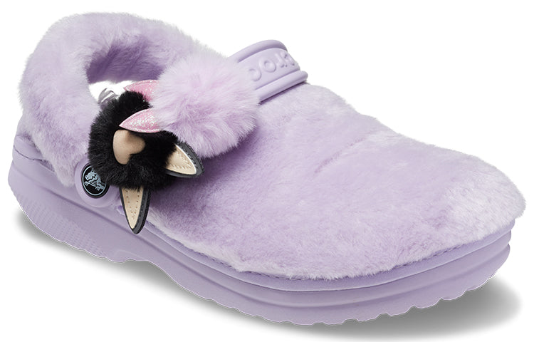 (WMNS) Crocs Classic Fur Sure Singles Day Clog Sandal 'Lila' 208439-530