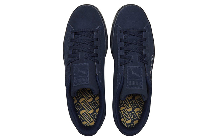 PUMA Suede Mono Deboss 'Dark Blue Black' 384688-02