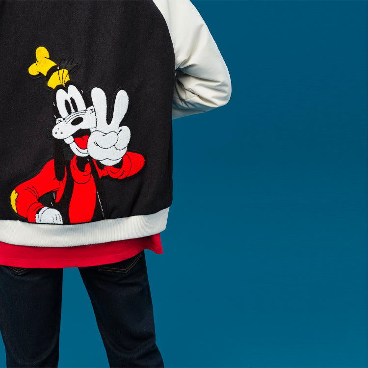 Men's Levis x Disney Mickey Printing Pattern Jacket Black A0879-0000