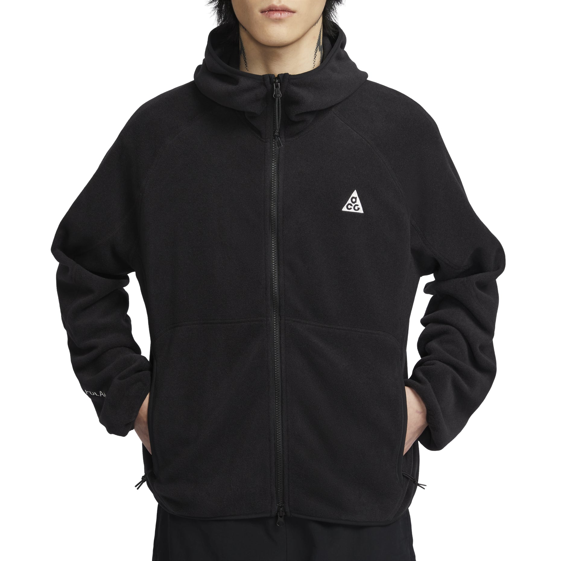 Nike ACG Wolf Tree Full-Zip Hooded Jacket Asia Sizing 'Black' HJ2461-010