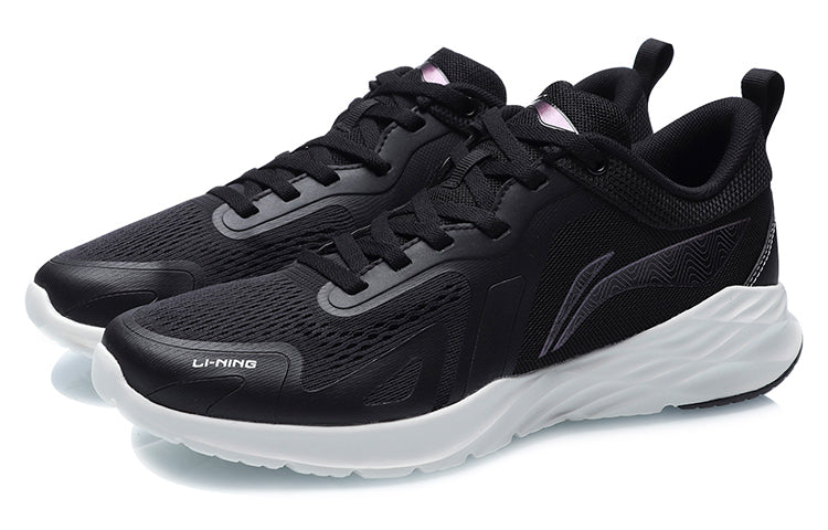 Li-Ning Running Shoes 'Black White' ARHR061-2