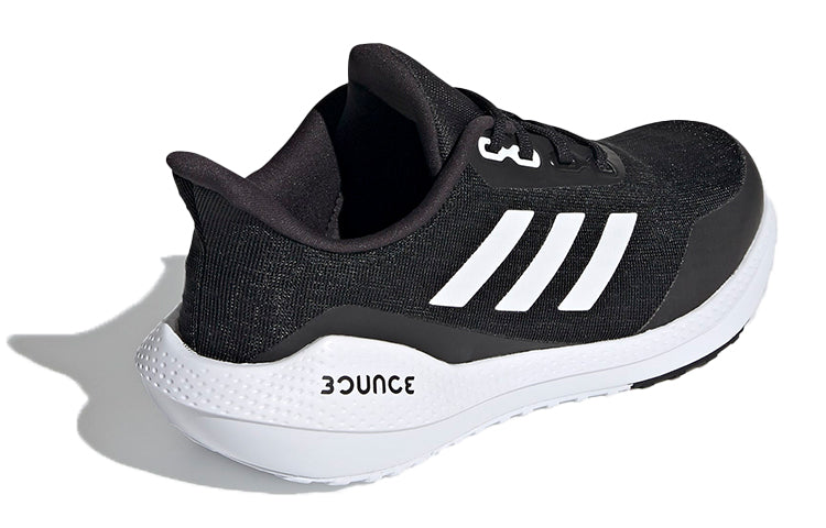 (GS) adidas EQ21 Run J 'Black White' FX2248