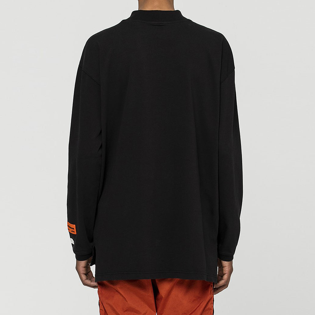 HERON PRESTON Unisex Printing Embroidery Swea Black HMAB007F196000160401