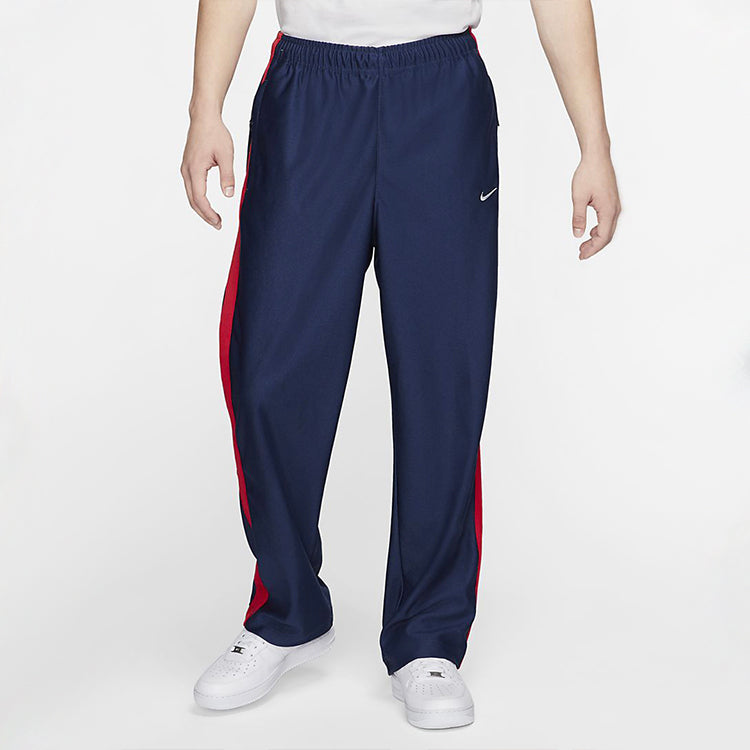 Nike Swoosh Loose Straight Casual Pants Blue CD6383-410