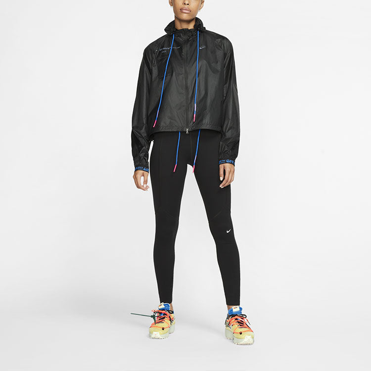 (WMNS) Nike x Off-White Jacket 'Black Blue' BV8039-010