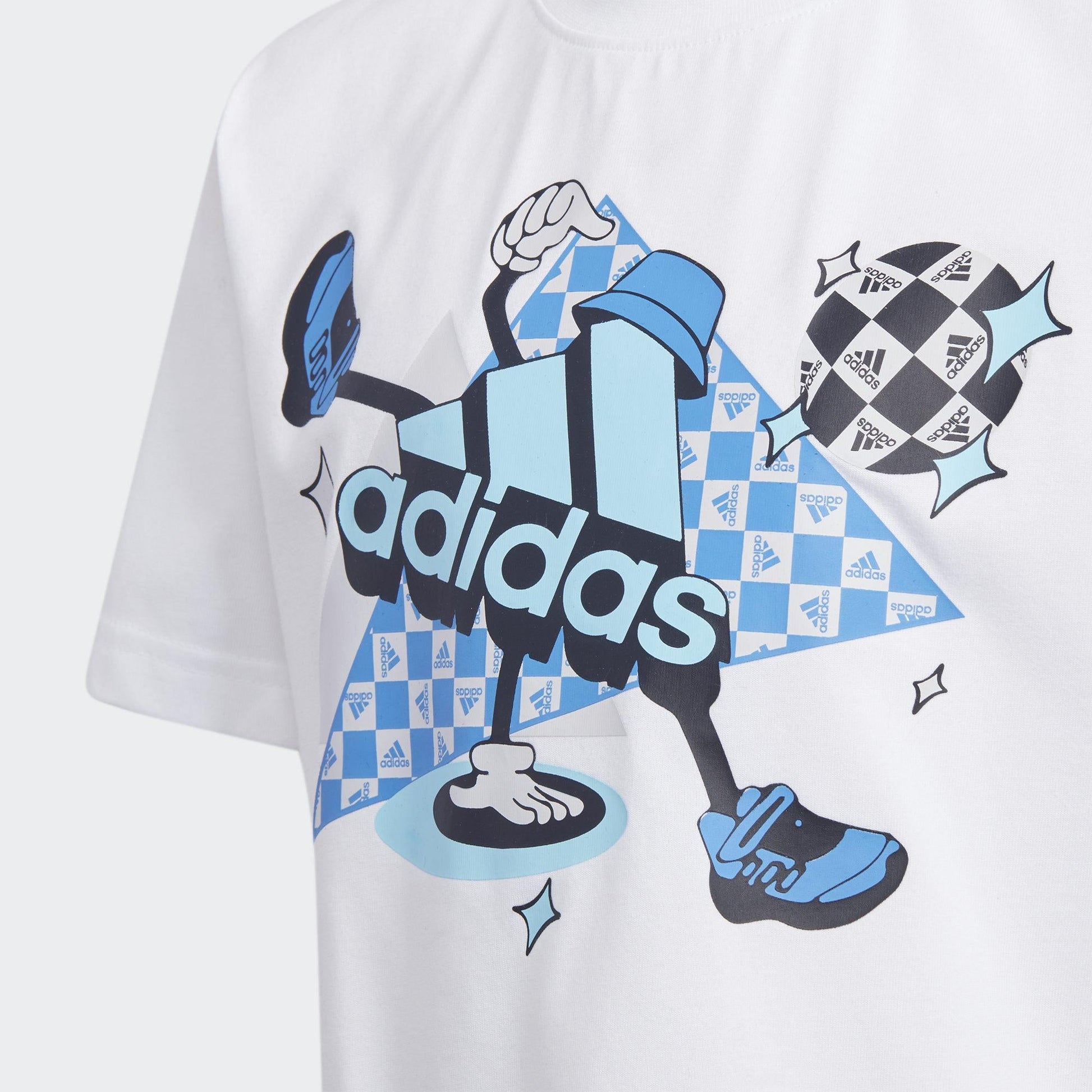 (PS) adidas Football Logo T-Shirt 'White' HM5194