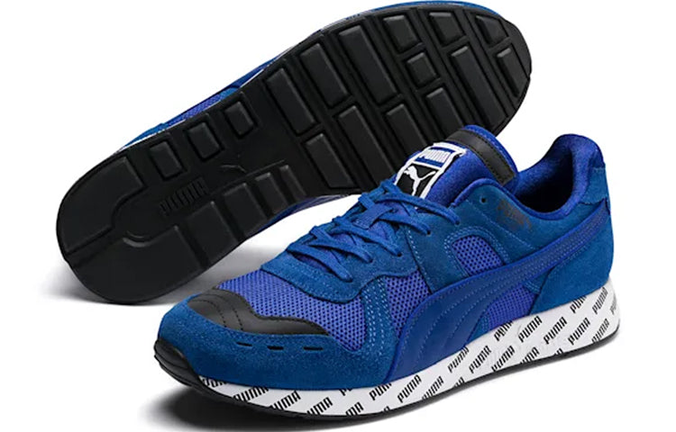 PUMA RS-100 Summer Trainers Black/Blue 369340-02