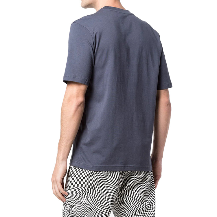 Men's PALACE Wise Up Round Neck Short Sleeve Gray Blue P17TS009T