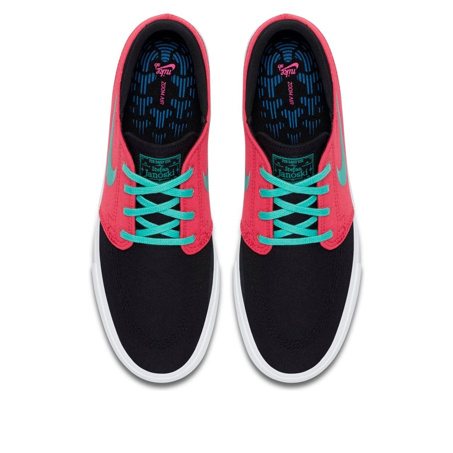 Nike Zoom Stefan Janoski Canvas RM SB 'Black True Green Atom Red' AR7718-007