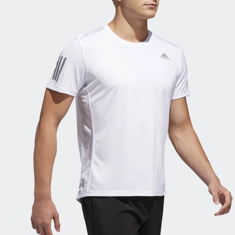 adidas Own The Run Sports Short Sleeve Tee 'White' DX1319