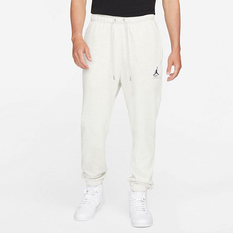 Men's Air Jordan Flying Man Logo Bundle Feet Loose Sports Pants/Trousers/Joggers Autumn Gray DA9813-141
