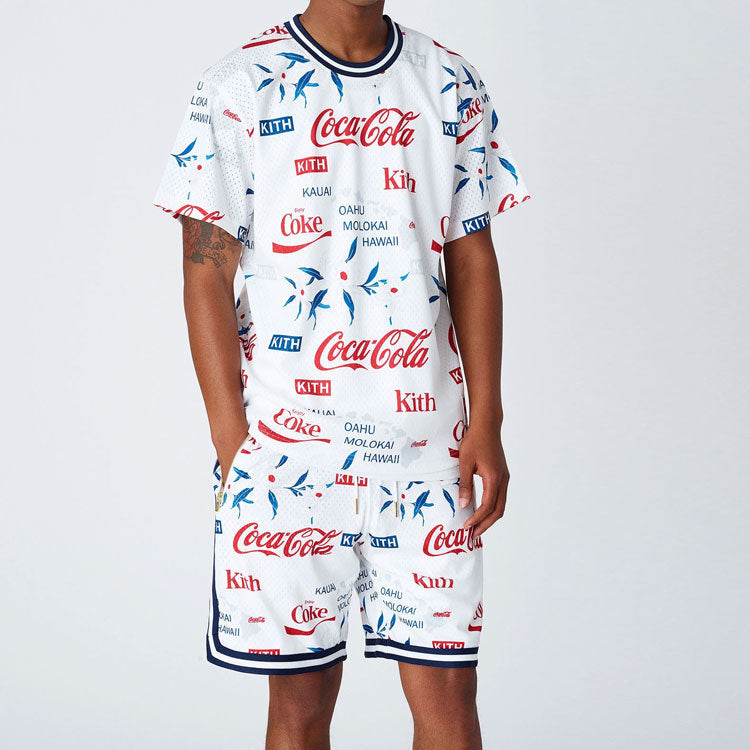 KITH x Coca-Cola x Mitchell & Ness BP Hawaii Jersey Tee KH-002