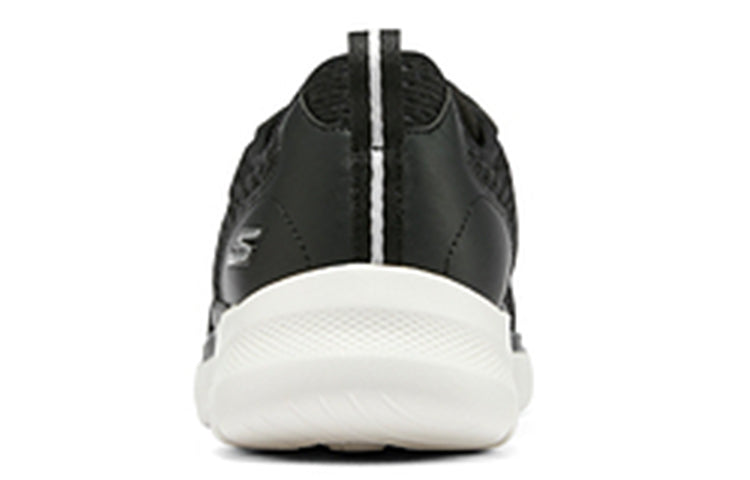 (WMNS) Skechers Go Walk 6 'Black White' 124531-BKW