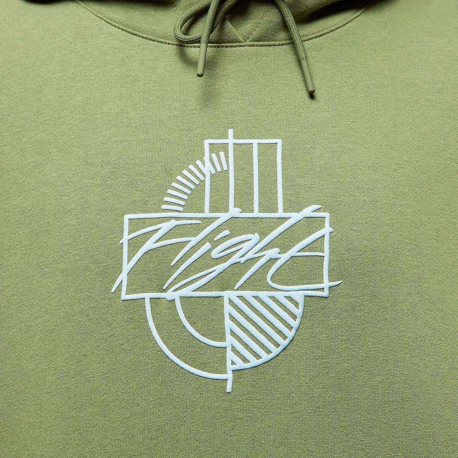 (WMNS) Air Jordan Brooklyn Fleece Graphic Hoodie 'Grass Green' FD7154-340