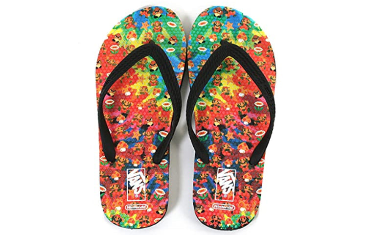 Vans Hanelei x Nintendo Mario Slippers Pink/Multicolor VN000ZTIKA0