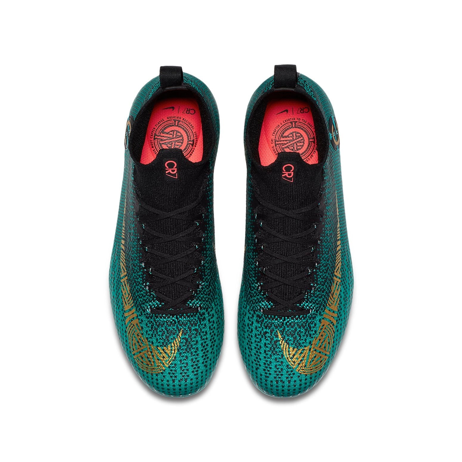 (GS) Nike Mercurial Superfly 6 Elite CR7 FG 'Clear Jade Gold' AJ3086-390