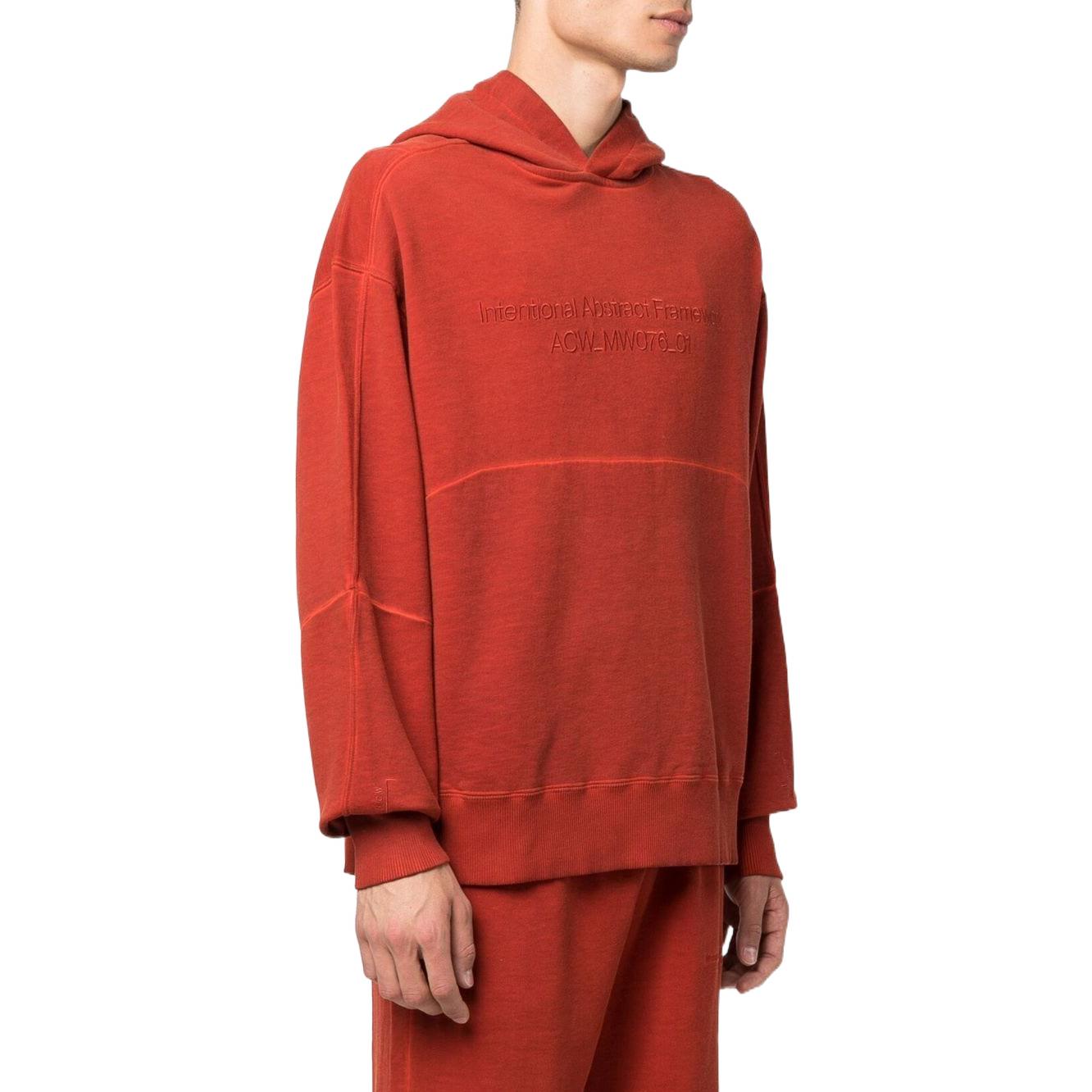 A-COLD-WALL* Logo-embroidered Cotton Hoodie 'Wine Red' ACWMW076-WINE