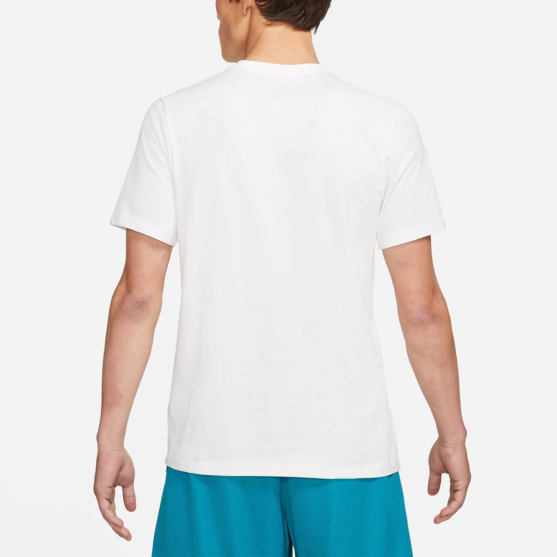 Nike Just Do It Alphabet Printing Sport Short Sleeve Men's White DD0802-100