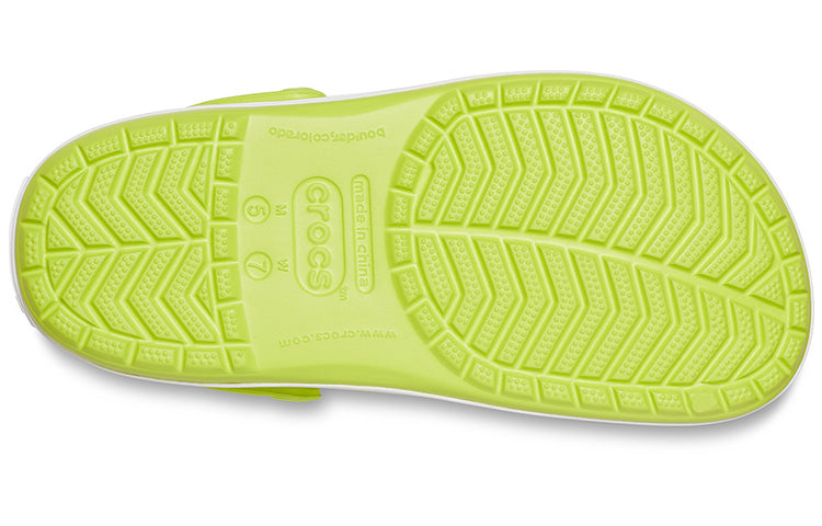 (WMNS) Crocs Lightweight Cozy Beach Sandals Green 11016-3T1