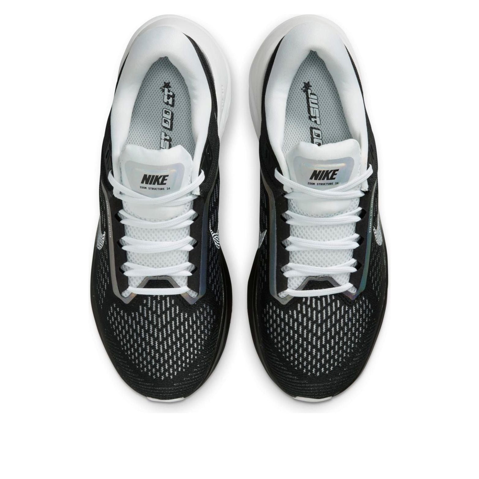 (WMNS) Nike Air Zoom Structure 24 'Black Zebra Iridescent' DX9626-001