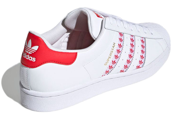 adidas Originals Superstar Sneakers 'White Red' FY3495