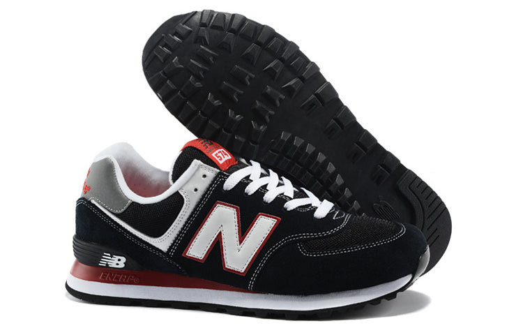 New Balance 574 Series Low-Top Black/Red ML574KRW
