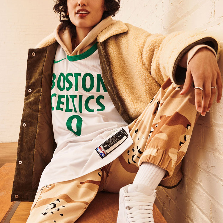 Nike SW Fan Edition 20-21 City limited NBA Tatum Boston Celtics Tatum 0 Basketball Jersey/Vest White CN1715-104