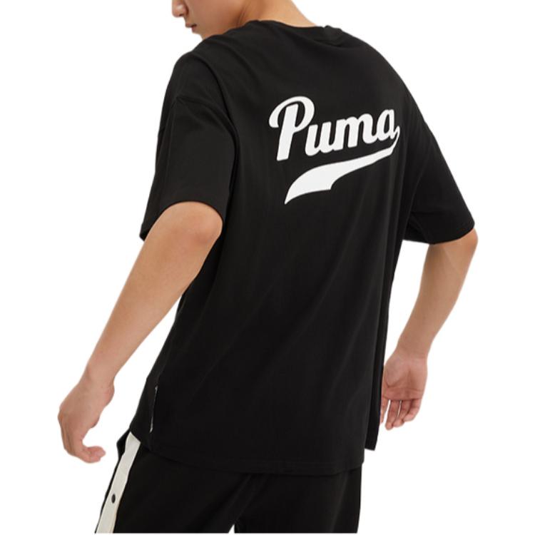 PUMA Logo T-Shirt 'Black' 538324-01