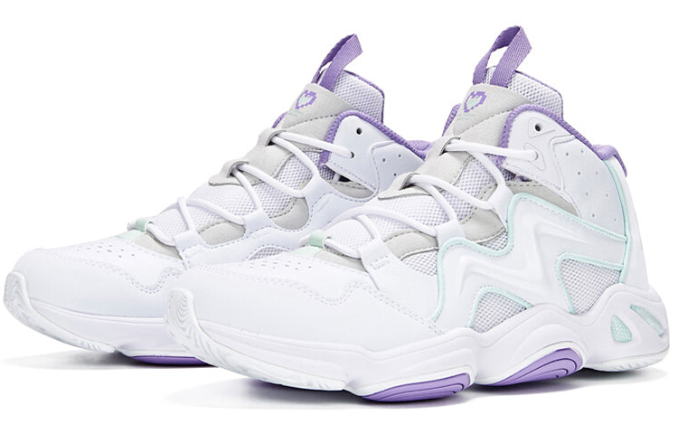 (WMNS) 361 Degrees Basketball Shoes 'White Purple' 581931118-1