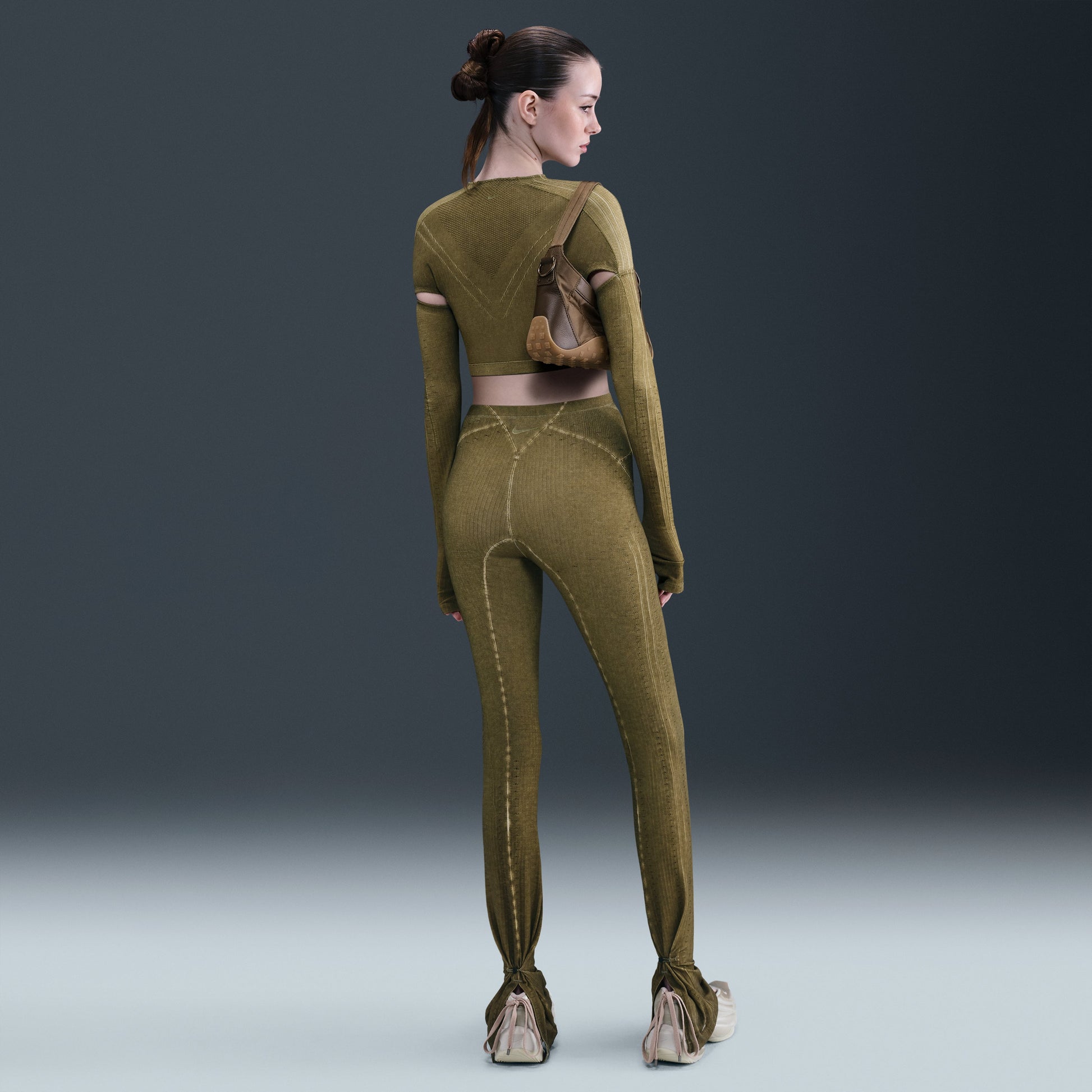 (WMNS) Nike x KNWLS Ghost Pants 'Olive Flak' IB0267-368