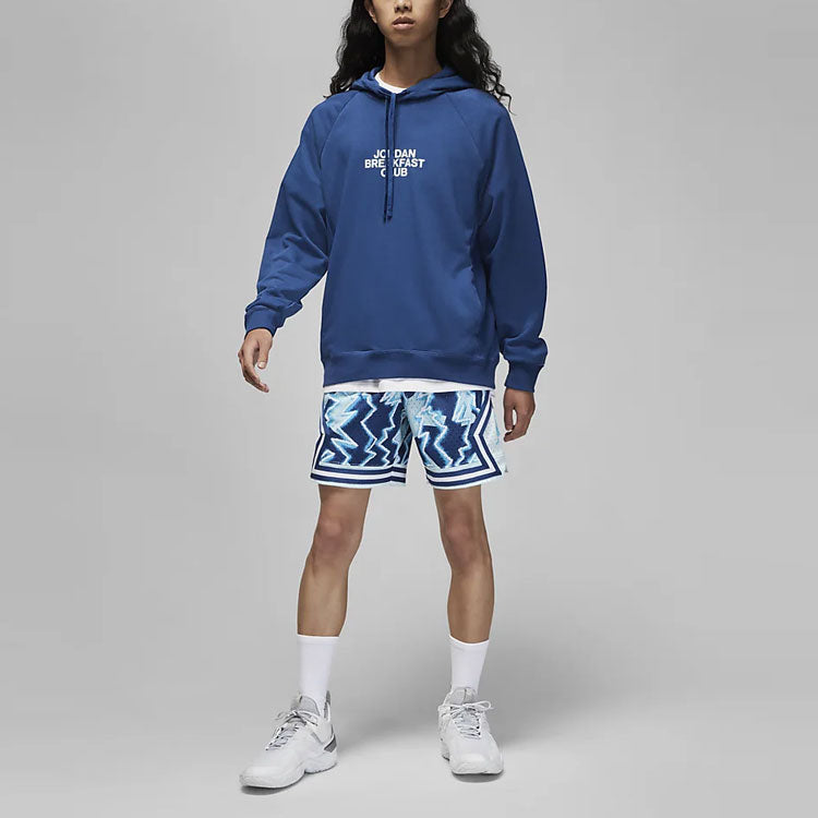 Air Jordan Dri-FIT Contrasting Colors Drawstring Casual Sports Shorts Blue DQ7335-474