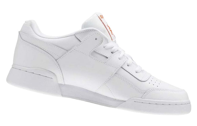 Reebok Workout Skate shoes 'White Orange' CN5203