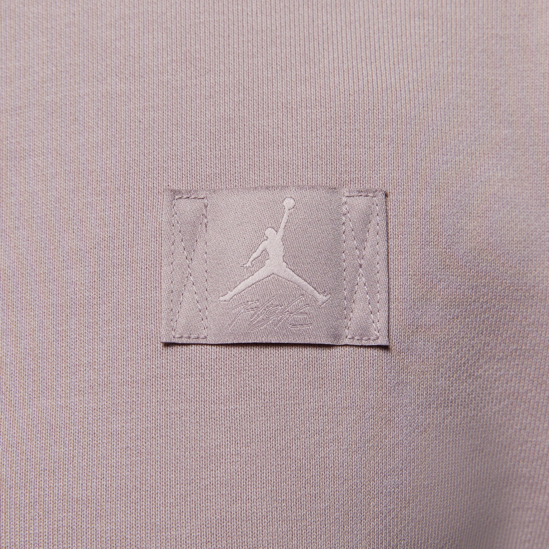 (WMNS) Air Jordan Flight Fleece Mid-Length Crew Neck Sweatshirt 'Particle Rose Red' IF1007-627