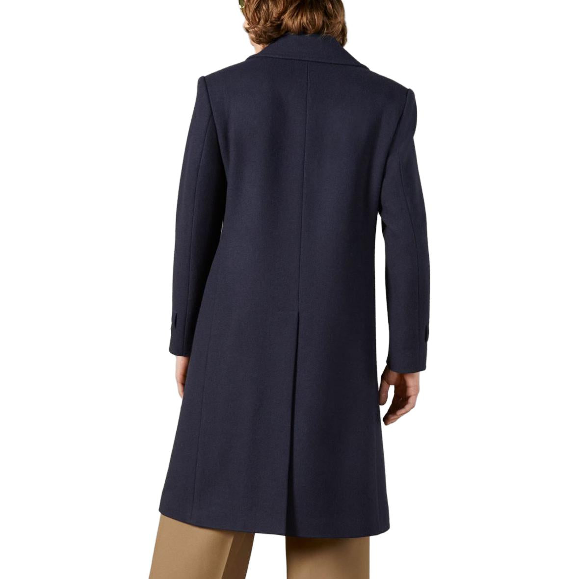 Gucci Felt Wool Coat 'Dark Navy' 761734-Z582J-4080