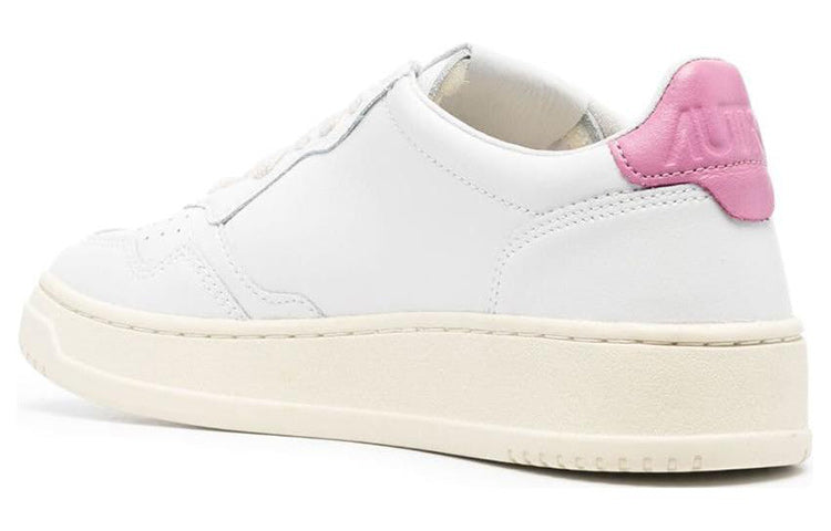 (WMNS) AUTRY Medalist low Leather 'White Pink' AULW-LL55