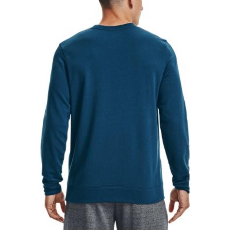 Under Armour RIVAL Terry Long Sleeve T-shirt 'Blue' 1370391-458