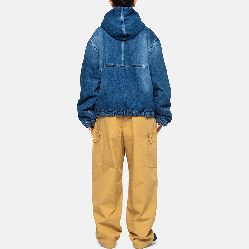 Stussy Denim Sherpa Work Jacket 'Blue' 115725