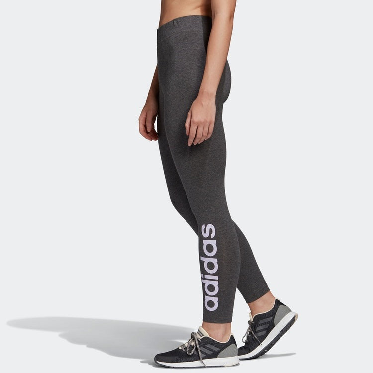 (WMNS) adidas Essentials Linear Leggings 'Black White' DP2386
