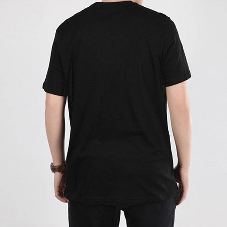 PUMA Graphic Box Logo Printed Short Sleeve TEE Men Black 598625-01