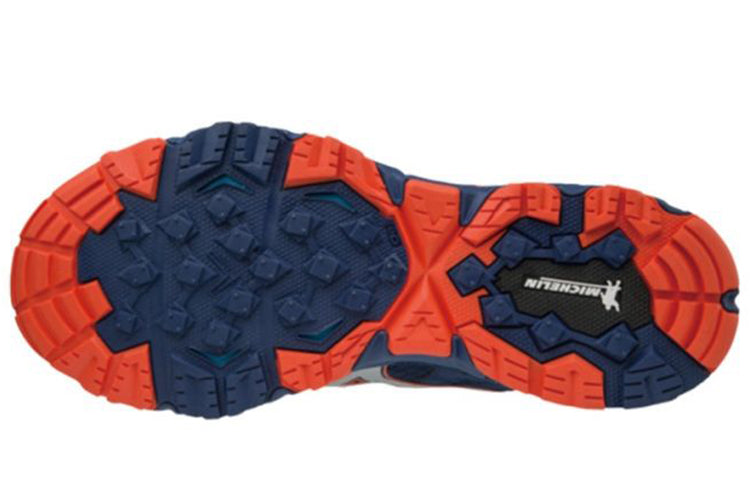 Mizuno Wave Mujin 5 Lightweight Breathable Blue Orange J1GJ187003