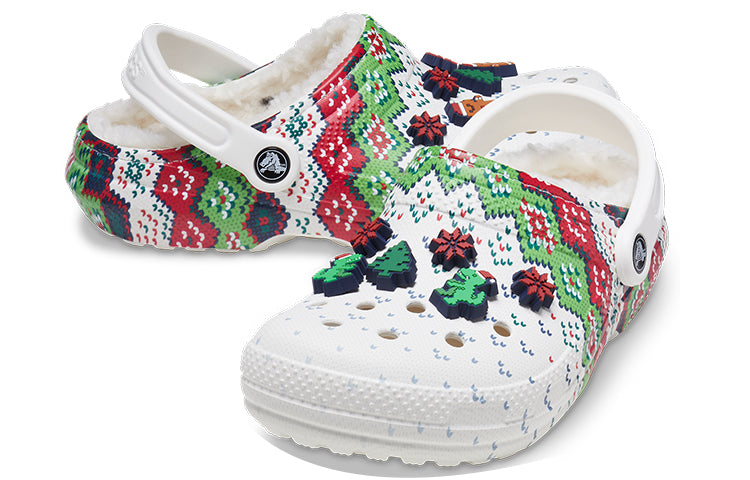 Crocs Classic Wear-Resistant Cozy Sports Unisex White Sandals 207687-94S
