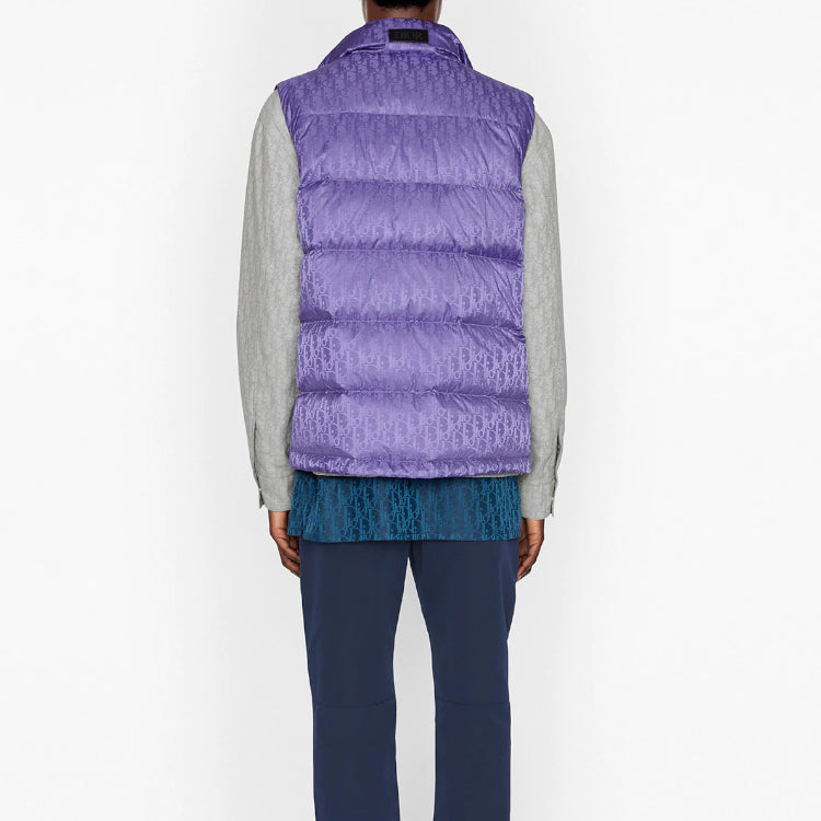 DIOR Oblique Print Tech Vest For Men Purple 033C410A4462-C474