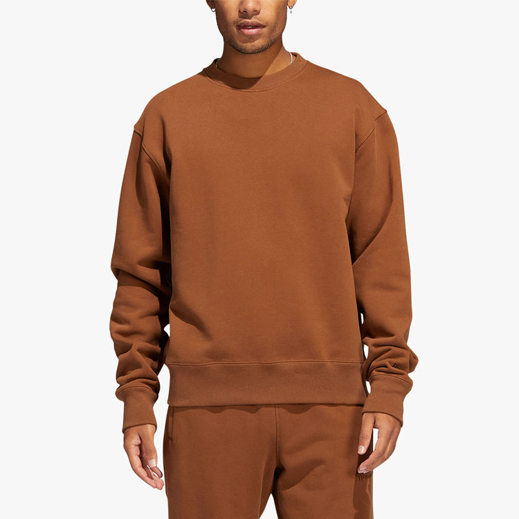 adidas x Pharrell Basic Sports Sweatshirt 'Brown' HF9942