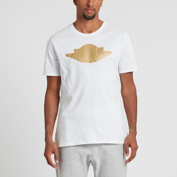 Nike Apparel s Men Air Jordan BHM Wings S/S T-Shi White 886616-100