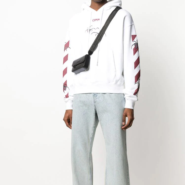 Off-White Spider Arrows Logo Hooded Sweater OMBB037S20E300010124