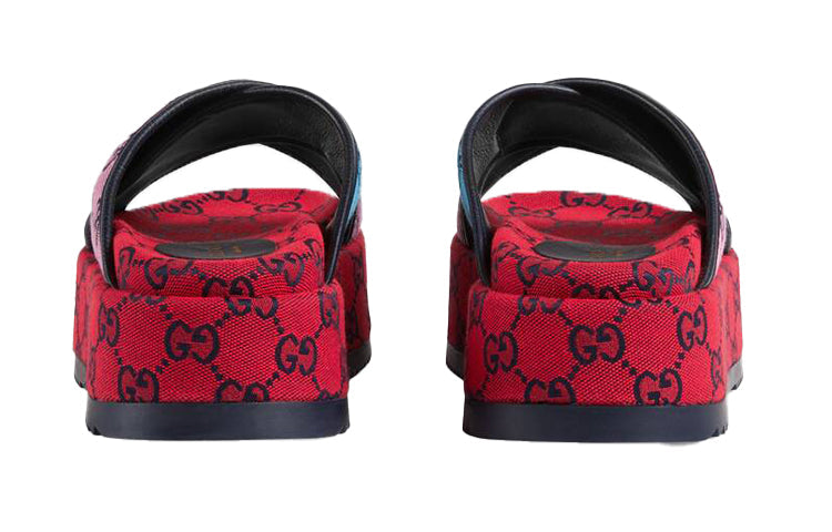 (WMNS) Gucci GG Platform Sandal 'Multicolor' 663666-2UZU0-4281