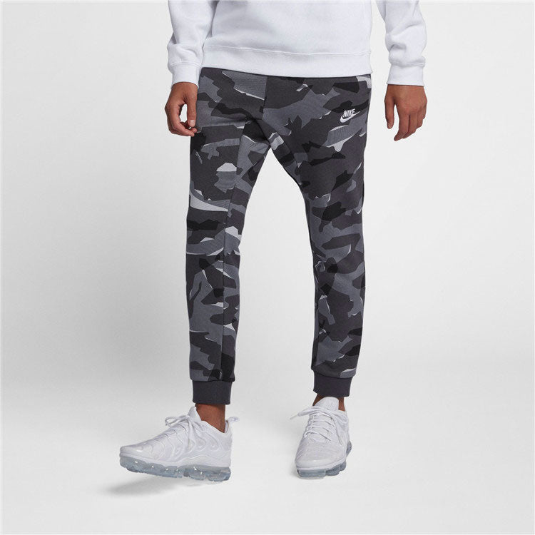 Nike Sportswear Club Knit Fleece Sports Long Pants Camouflage AJ2112-065