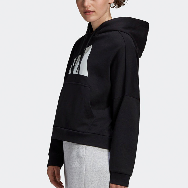 (WMNS) adidas Sports Stylish Hoodie Black FS2451