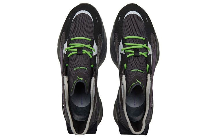 ROARINGWILD x PUMA Unisex Pwrframe Op-1 Sports Shoes Black 'Blue' 382110-01